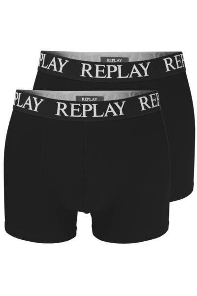 Replay Men’s Boxer Shorts Set of 12 – Cotton – Logo