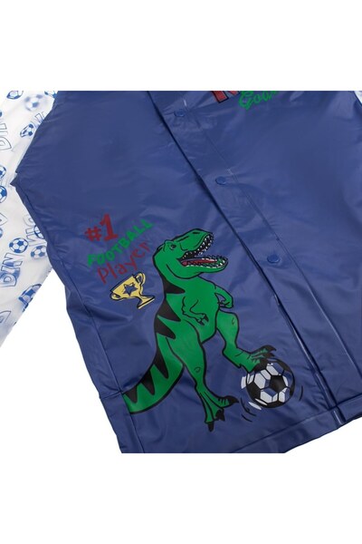 OEM Children's raincoat, dinosaurs, blue, multicolor, One Size