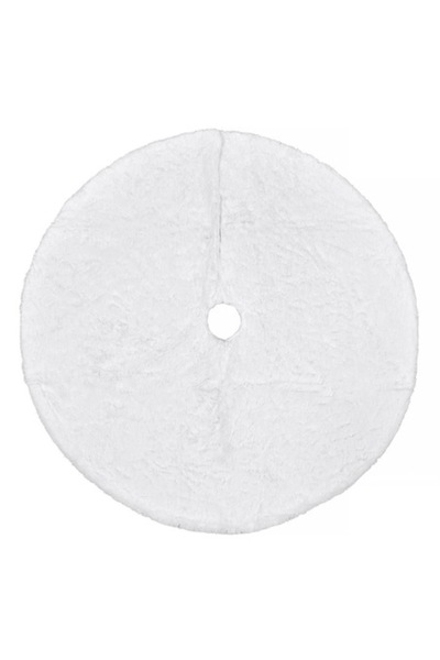 OEM Fustă de brad de Crăciun din blană artificială albă ø90cm