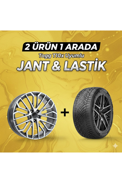 Momo Togg T10x Uyumlu 225/60R18 Kış Lastiği 4 Adet Yılı:2025 + DY1648 GMD 18"...