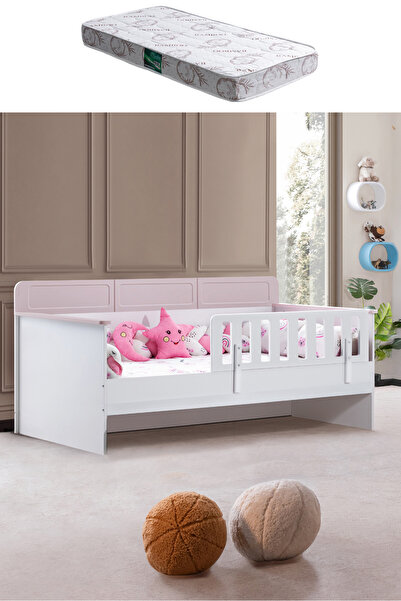 Setay Karyola, Mira Montessori Karyola - Pembe + 1 Adet Comfort Yatak