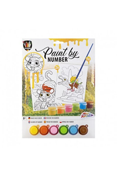 Nassau Set de pictură pe numere pentru copii A4 model 2