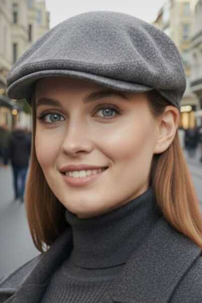 Trenderrs Жіноча кашкетка з еластичною стрічкою ззаду London Kaşe