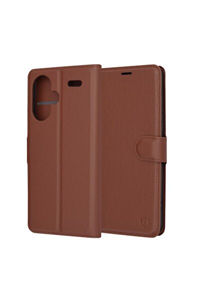 Mad Husă de protecție pentru Xiaomi Redmi Note 13 Pro+ 5G - View Leather Folio C40, piele, maro
