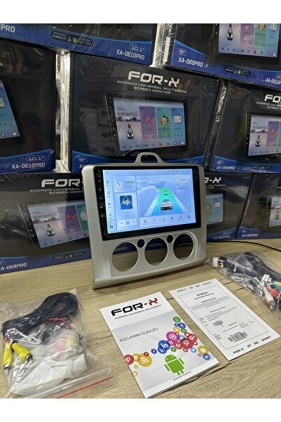 FORX5 Focus iki analog klima multimedya 4 GB RAM 64 GB hafıza CarPlay Android auto mevcut