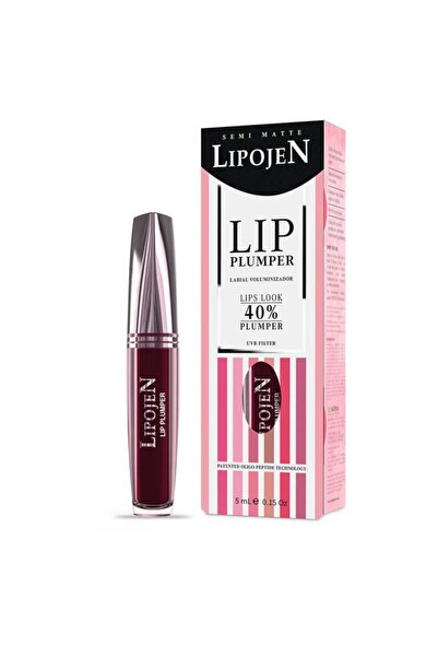 Lipojen Ruj lichid volumizant semi-mat DEEP BERRY cu colagen, nr. 11, LIPOJEN...