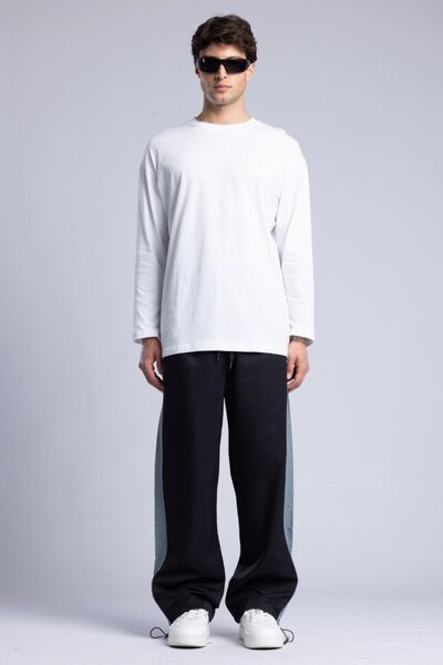 catchjeansro Men's sports pants – Track Style with side stripes