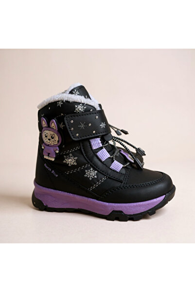 SHOUGO Водостійкі нековзні черевики з хутром всередині для дівчаток