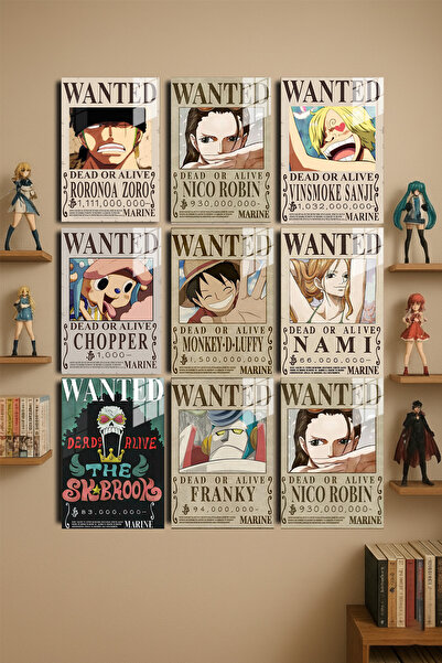 EABASKI Poster metalic "One Piece" cu imprimeu , Anime, Tablou cadou 20x30 cm