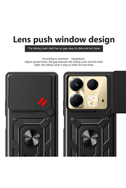 Juls Case for Infinix Note 40, CamShield Series V49, Polyurethane, Green