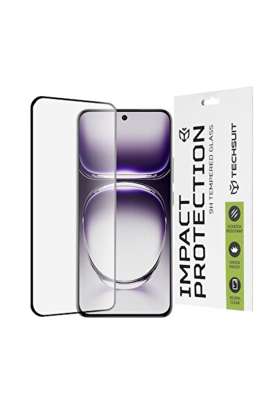 Techsuit Protector de ecran din sticlă securizată 3D curbată, cu acoperire co...