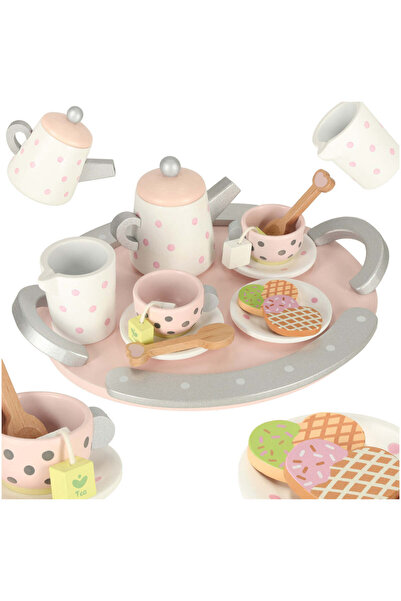 Lulilo Wooden tea and coffee set for children - creative role play