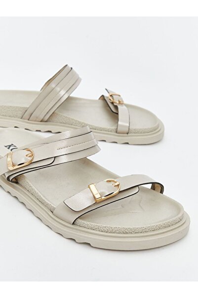 LC Waikiki Koor Leather Look Women's Slippers