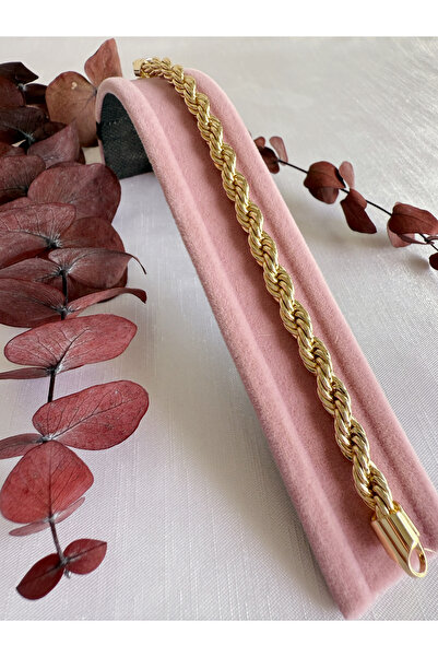 Aytozu Takı ve Aksesuar XUPİNG VIP Kalın Burgu Gold Bileklik