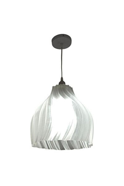 OEM Lustra pendul Flora, plastic, E27, design modern, transparent