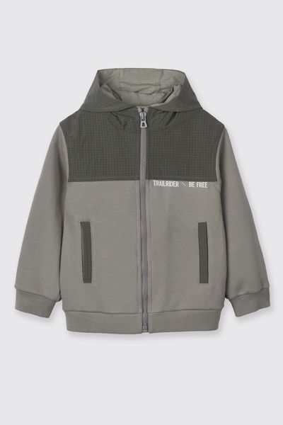 Panço Erkek Bebek Fermuarlı Antrasit Sweatshirt