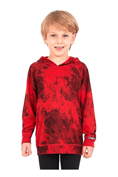 Blackspade Children's Thermal Sweatshirt 2. Level 5946 - Red Print