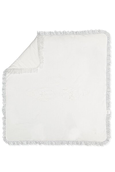 Bebetto Interlock Blanket (Miss Angel) Ecru
