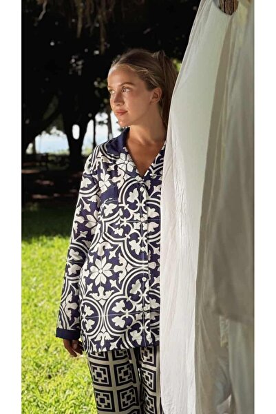 Marielouhome Satin Long Sleeve Pajama Set (with Bag Gift)