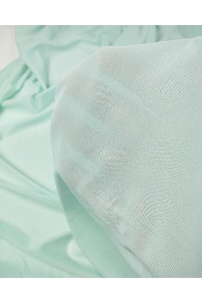 Kumaş Parça قماش ديني جيرسيه باللون الأخضر النعناعي عرض: 150 سم