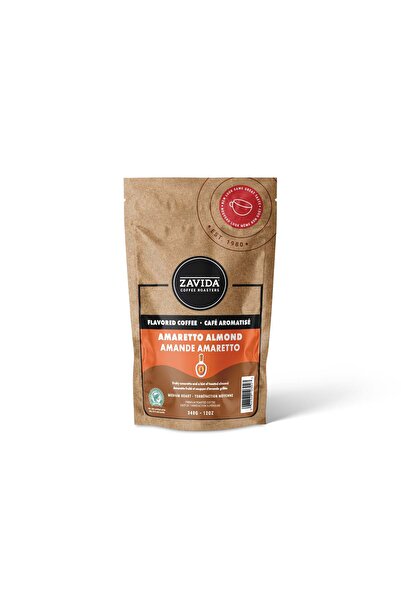 Zavida Cafea Amaretto cu migdale - 340 g boabe întregi