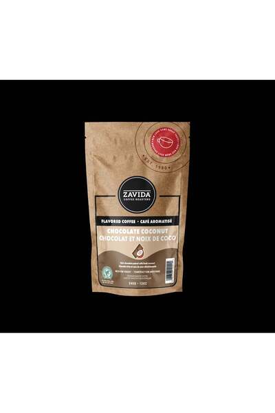 Zavida Cafea cu ciocolată și nucă de cocos - 340 g boabe întregi