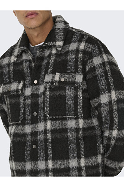 Only & Sons Erkek ONSGIO LF CHECK PADDED JACKET OTW OS22030156-4805204