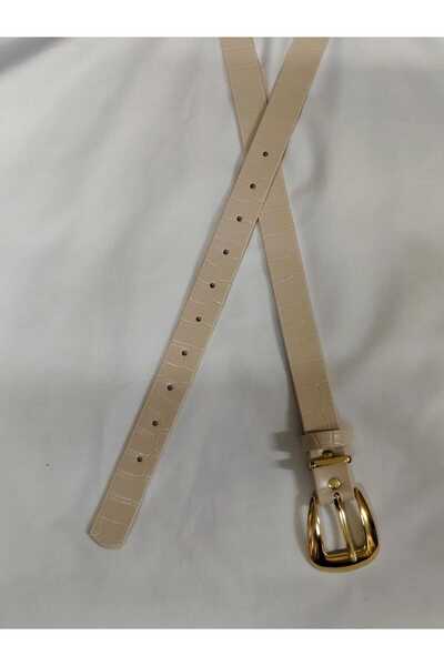 Maison La Femme Cureaua clasică pentru femei cu cataramă aurie Curea subțire ...