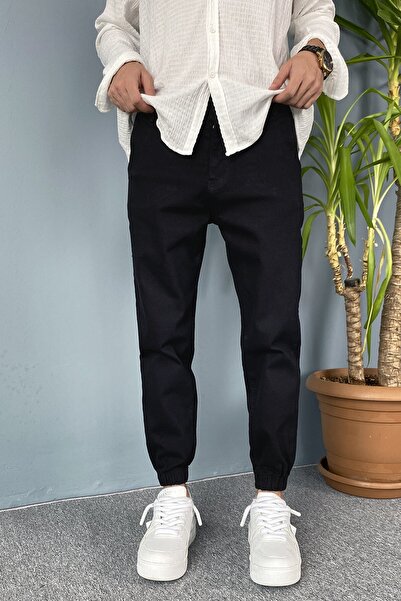 Alışveriş Sokağı Boyfriend Jogger Jeans with Elasticated Cuffs