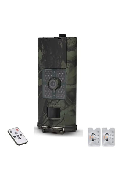 UnderShop Cameră de vânătoare cu senzor de mișcare 16MP 1080P, vedere nocturnă, 48 LED-uri IR, protecție IP56