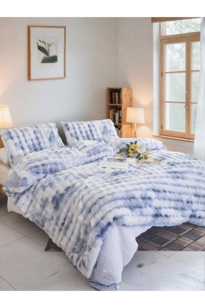 Get Ready Σετ γούνινης παπλωματοθήκης 160 x 200 & 1 μαξιλαροθήκη - 6 χρώματα