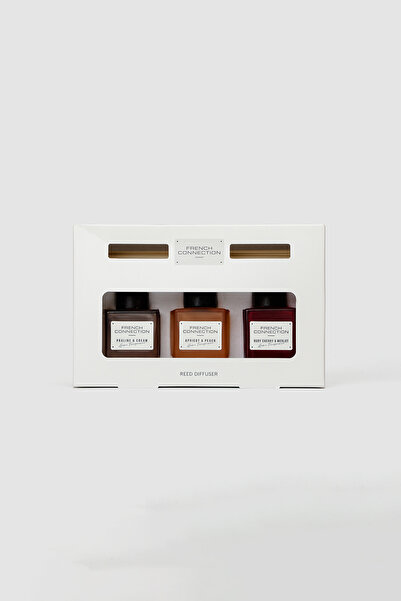 French Connection مجموعة هدايا ثلاثية من أعواد توزيع الروائح العطرية من مجموع...