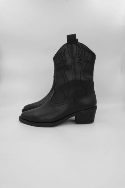 MEDUSA SHOES Nakışlı Kovboy Model Bot