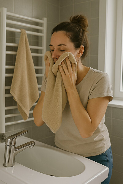 Saret Home (1 قطعة) (50×90 سم) منشفة حلاقة، منشفة رياضية، منشفة قطنية، منشفة ...