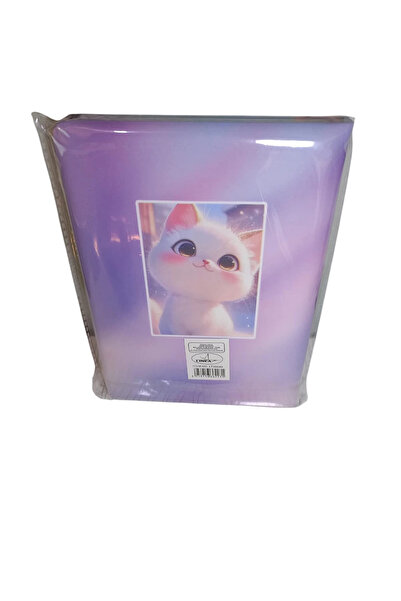 Linea Puffy (14*20 cm) 80 Sheets Lined Notebook (Happy Cat)