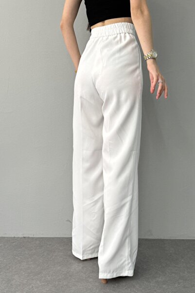 DURUM BUTİK Crep Fabric Full Lycra Elastic Palazo Fabric Pants