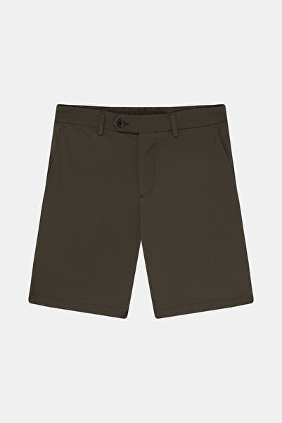 W Collection Green Zippered Bermuda Shorts