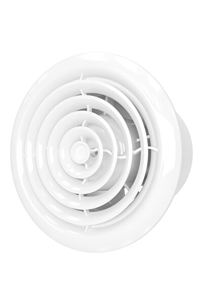 Venteurope Ventilator de baie CIRCLE125BD, clapetă de sens unic, diametru 125 mm, debit 107 m³/h, 18W