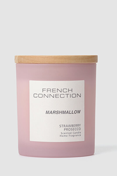 French Connection Pastel Range Strawberry Prosecco Candle - Medium