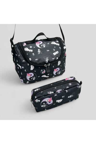 Gekan Primary School Bag Set with Orthopedic Support, Lunch Box and Pen Holder