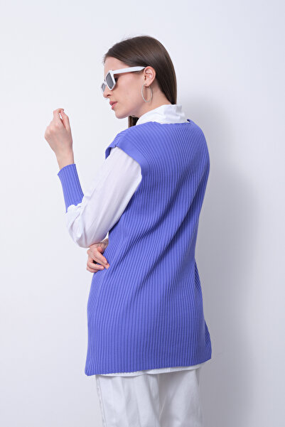 Clothes Fast Ribbed Knit Sweater Shirt Double Combination