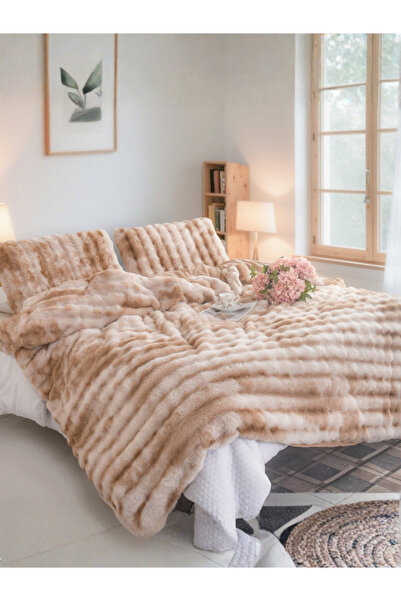 Get Ready Σετ γούνινης παπλωματοθήκης 160 x 200 & 1 μαξιλαροθήκη - 6 χρώματα