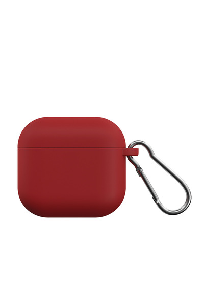 NEXT ONE protective case for AirPods 4, Silicone, Red