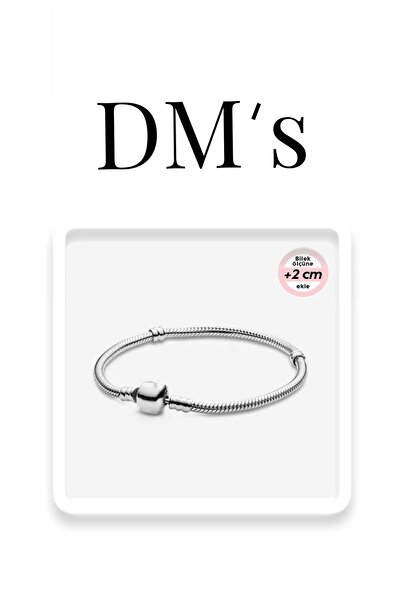 DM’s Silver Düz Klasik Gümüş Bileklik