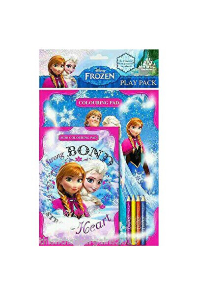 Disney Frozen Mini Artist Kit Drawing Set with 4 Colored Pencils, Multicolor