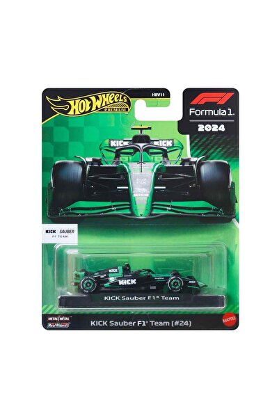 HOT WHEELS Premium Formula 1 Yarış Arabası Tekli Paket HRV11 - Jbm23 Kick Sauber F1 Team