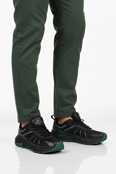 Slazenger Black Mesh Lightweight Flexible Men's Sports Shoes Warren m