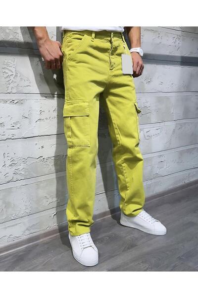 byediz Lisbon Denim Street Baggy Kargo Cep Straight Yandan Cepli Kot Erkek Je...