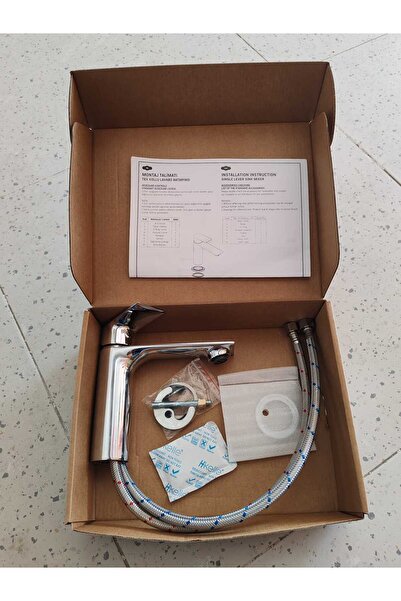 Turkuaz Ibiza Sink Faucet – Brass Body, Polished Chrome, Water-Saving Ceramic Cartridge, 5 Year Warranty