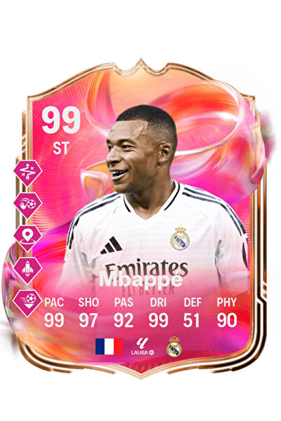 BERKANTTP بطاقة كيليان مبابي فوتبول 25 فوتبلايز